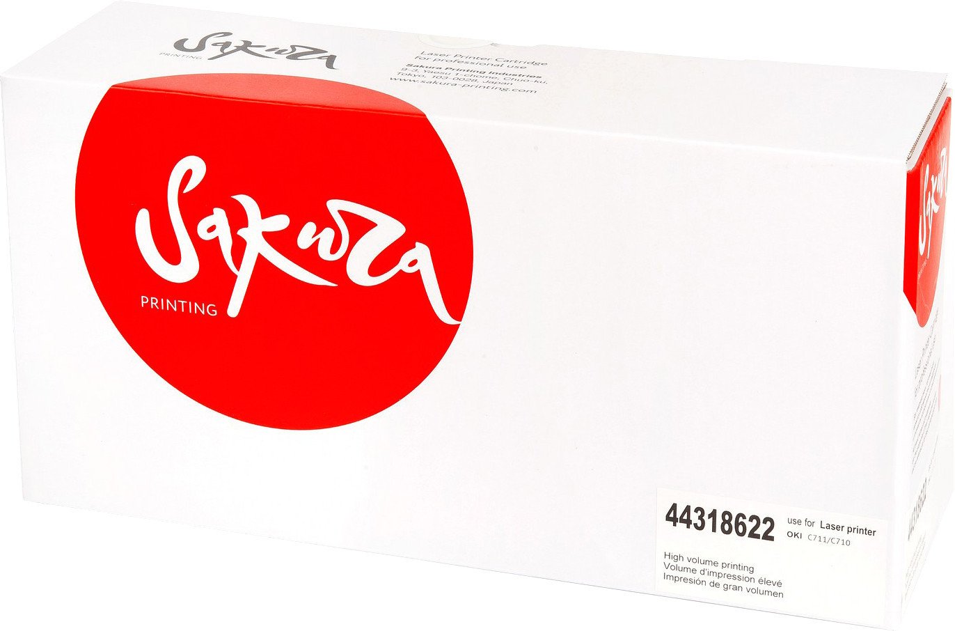 

Картридж Sakura Printing SA44318622 (аналог OKI 44318622)