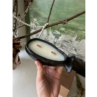 Ароматическая свеча Gentle Art Кашалот Пихта Фрейзера (черный, деревянный фитиль)