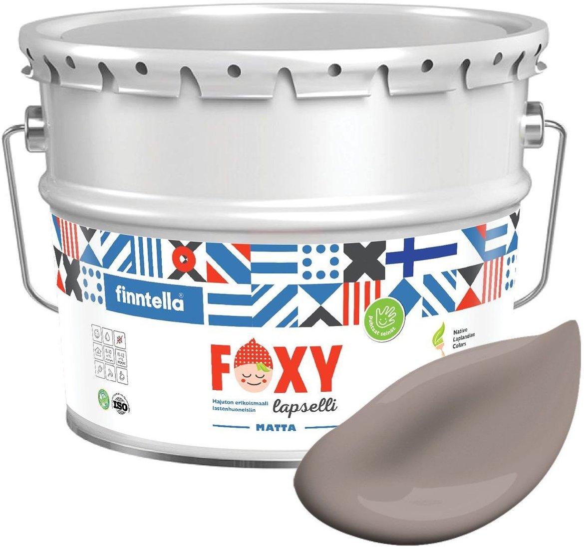 

Краска Finntella Foxy Lapselli Matte Ontto F-50-1-9-FL214 9 л (коричневый)
