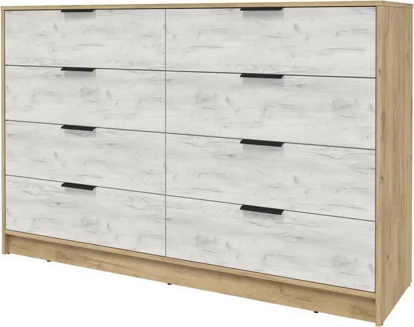 

Комод Интерлиния Концепт КТ-К157 (дуб белый/дуб золотой)