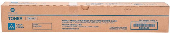 

Картридж Konica Minolta TN-221C A8K345H