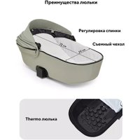 Универсальная коляска Rant Teo Soft RA121 (2 в 1, sage)