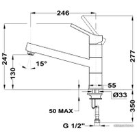 Смеситель TEKA Kitchen series 539930210