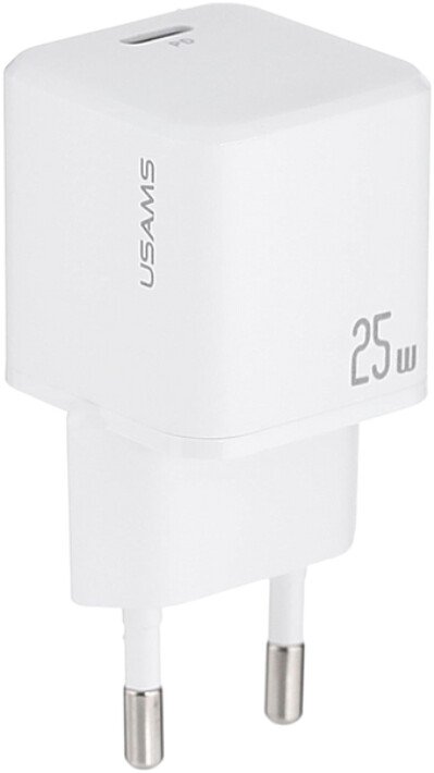 Сетевое зарядное Usams CC289 25W GaN (белый)
