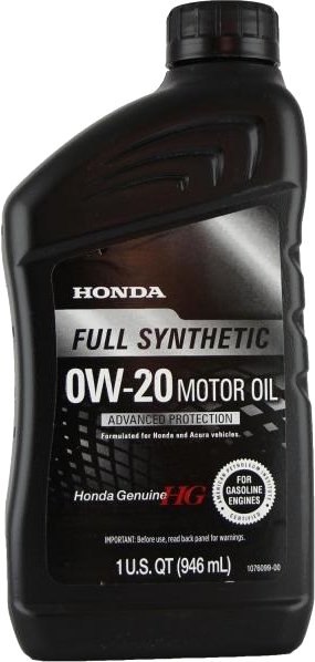 

Моторное масло Honda Full Synthetic 0W-20 0.946л