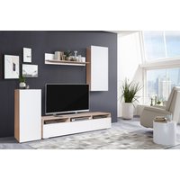 Полка Мебель-класс Полка Сити-1 (белый/дуб сонома)