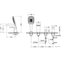 Смеситель Timo Helmi 4020/03Y (черный)