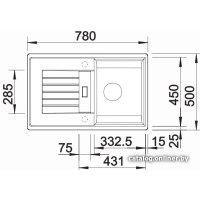 Кухонная мойка Blanco Zia 45 S 526013 (черный)