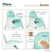 Высокий стульчик Pituso Bonito 3 в 1 (зеленый)
