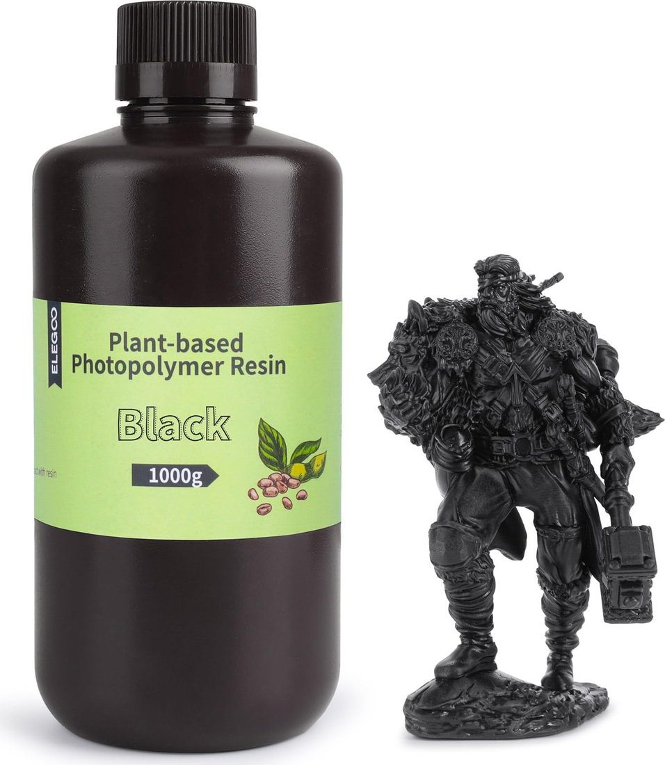 Фотополимер Elegoo PlantBased 1кг (черный)