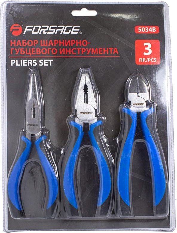 

Набор пассатижей FORSAGE F-5034B(50739)