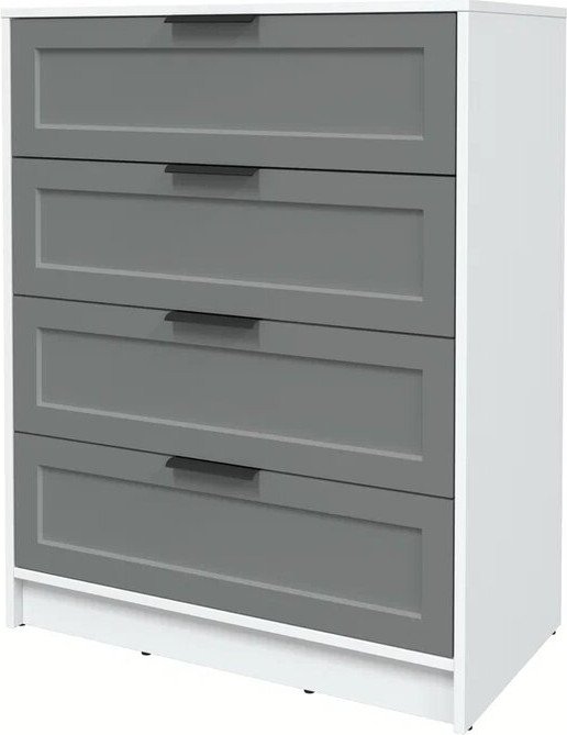 

Комод Интерлиния Концепт Тренд КТ-К80 (белый платинум/серый)