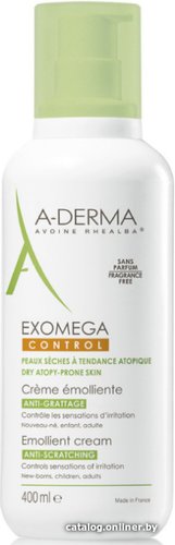 A-Derma Крем для тела Экзомега Контроль 400 мл
