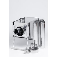 Свободностоящая печь-камин Инвент Экономка большая (с экранами)