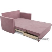 Диван Мебель-АРС Санта №2 (велюр пудра НВ-178 18)