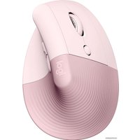 Вертикальная мышь Logitech Lift (розовый)