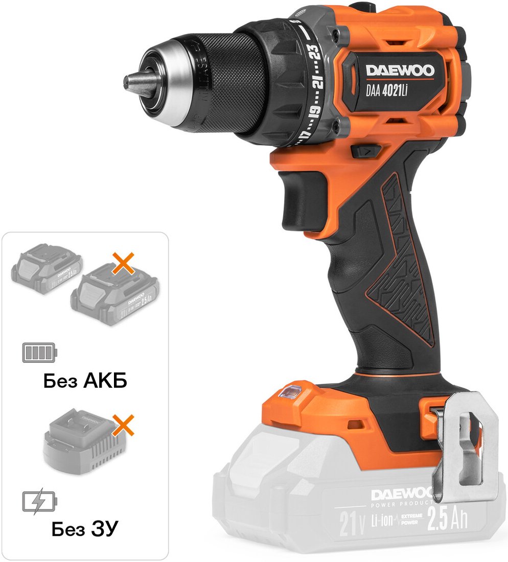 

Дрель-шуруповерт Daewoo Power DAA 4021Li (без АКБ)