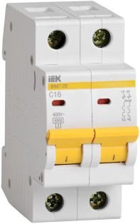 

Выключатель автоматический IEK ВА47-29 2Р 50А 45кА С MVA20-2-050-C