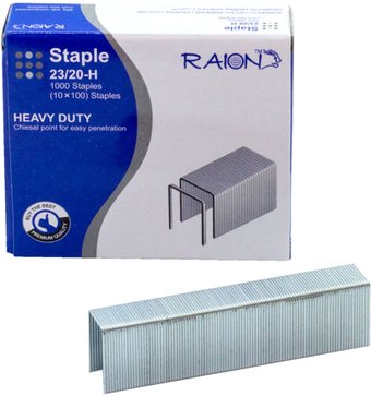 Скобы канцелярские Raion 23/20 (1000 шт)