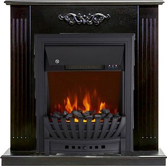 Каминокомплект Smolcom Lumsden STD-ASP с Royal Flame Aspen Black (темный орех)