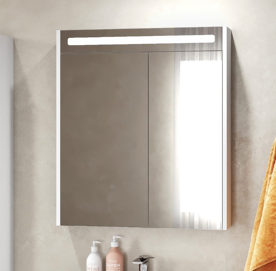 

Belux Шкаф с зеркалом Бристоль ВШ 75 (1, белый глянцевый)