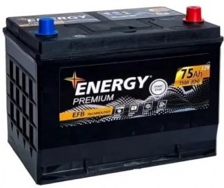 

Автомобильный аккумулятор Energy Premium EFB Asia R+ 720A (75 А·ч)