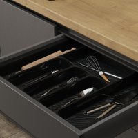 Лоток для столовых приборов AKS 700 Liner 640x430 (черный)