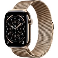 Умные часы Apple Watch Series 11 LTE 46 мм (титановый корпус, золотистый/золотистый, миланская петля S/M)