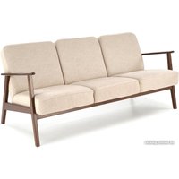 Диван Halmar Milano 3S tap. Castel 15 (бежевый/орех)