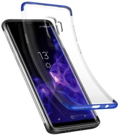 

Чехол для телефона Baseus Armor Case для Samsung Galaxy S9 (синий/прозрачный)