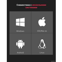 Клавиатура Royal Kludge RK61 New RGB (черный, RK Blue)