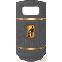Уличная урна Berkano 040_041_00 (coal black)