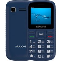 Кнопочный телефон Maxvi B201 (синий)