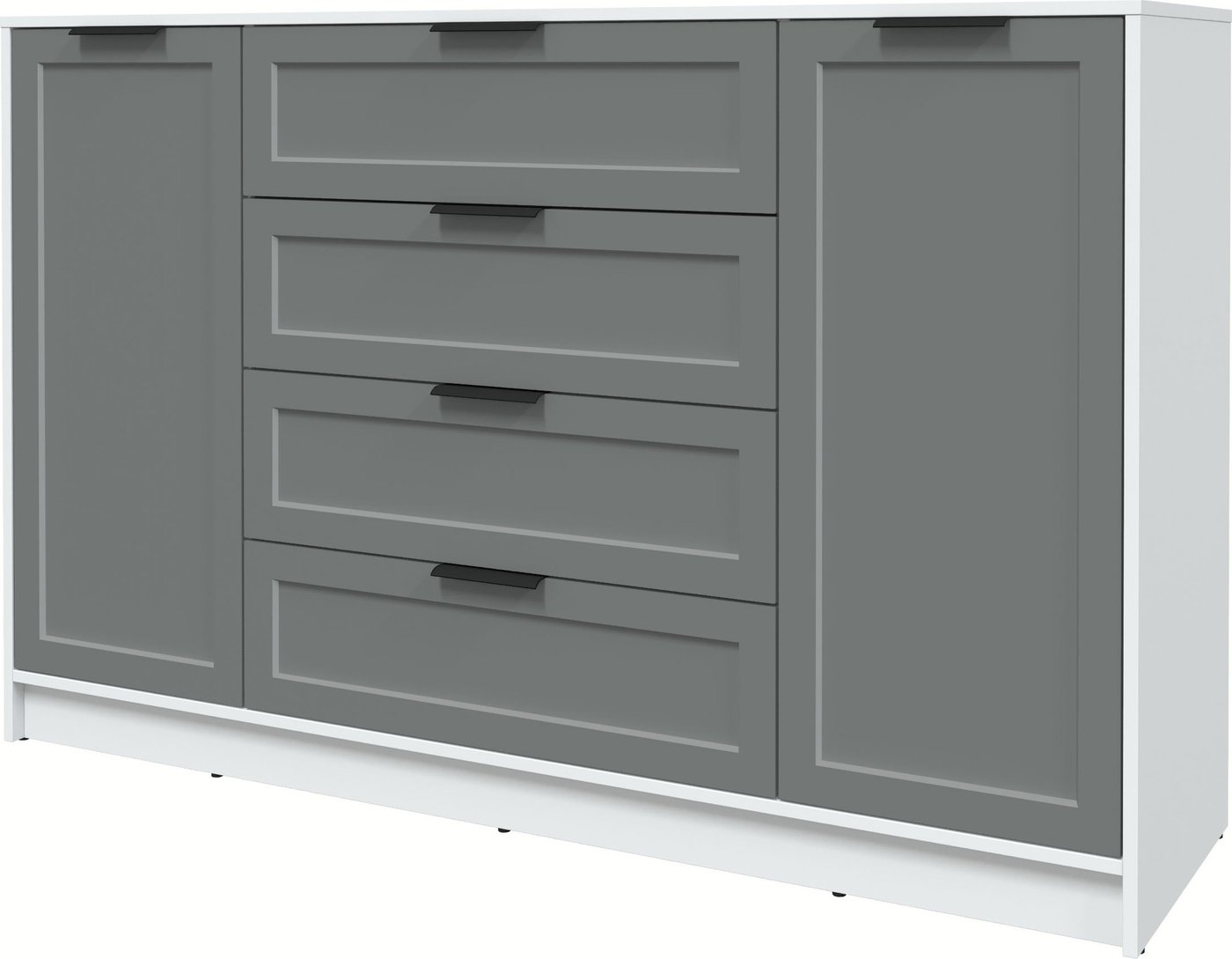 

Тумба Интерлиния Концепт Тренд КТ-Т160 (белый платинум/серый)