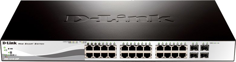 

Настраиваемый коммутатор D-Link DGS-1210-28P