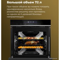 Электрический духовой шкаф MAUNFELD MEOR7217SMB