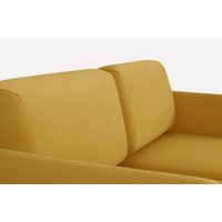 Угловой диван Divan Нордика мини Velvet Yellow 264430 (желтый)