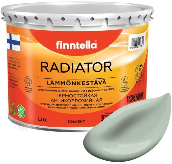 

Краска Finntella Radiator Meditaatio F-19-1-3-FL043 2.7 л (серо-зеленый)