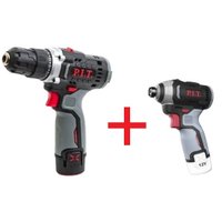  P.I.T. PBM12K-10A/2+PSD12K-120A (шуруповерт, винтоверт, 2 АКБ)