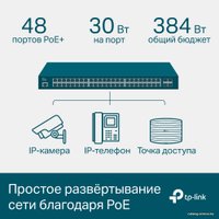 Управляемый коммутатор уровня 2+ TP-Link TL-SG3452P