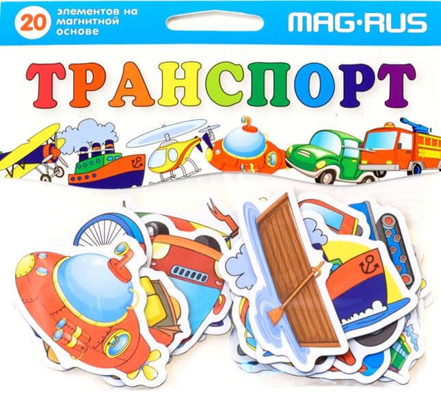 

Развивающая игра Анданте Mag-Rus Транспорт NF1011
