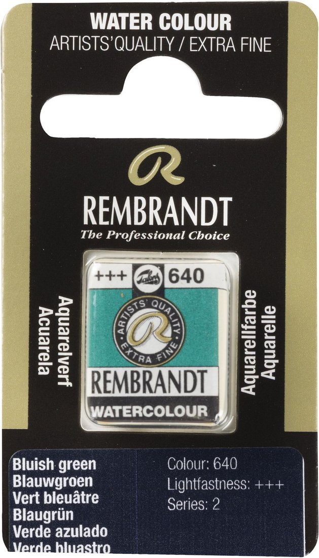 

Акварельная краска Rembrandt 640 05866401 (синевато-зеленый, кювета)