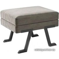 Банкетка Hype Mebel Битл (черный/серый)