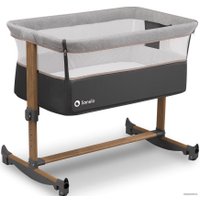 Приставная детская кроватка Lionelo Leonie (серый камень)