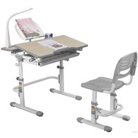 Парта Fun Desk Lavoro (серый/дерево)