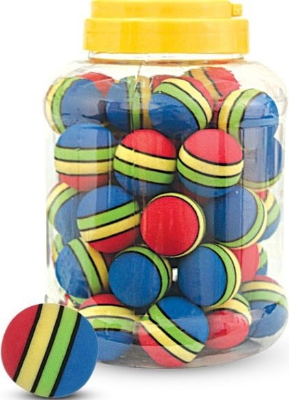 

Игрушка для кошек Triol Мяч полосатый 3822 d 3,5 см 50 штук