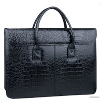 Папка деловая Alliance 8-095к (крокодил, черный)