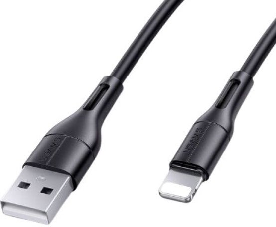 

Кабель Usams USB Type-A - Lightning US-SJ500 (1 м, черный)