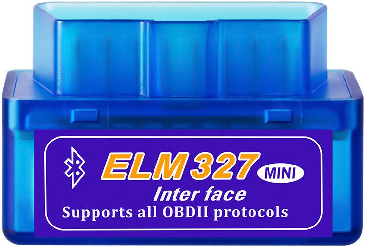 Автосканер USBTOP ELM327 OBD2 v2.1 (синий)