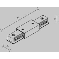 Коннектор питания шинопровода Maytoni Unity TRA001CB-11W в Мозыре